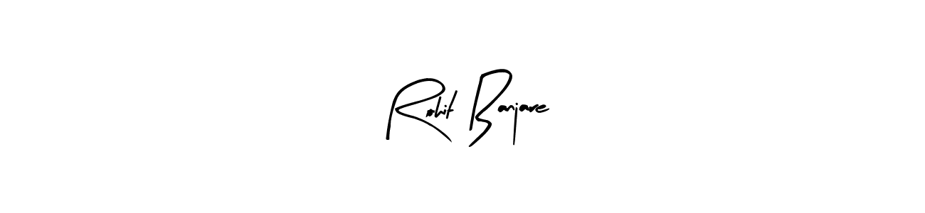 This is the best signature style for the Rohit Banjare name. Also you like these signature font (Arty Signature). Mix name signature. Rohit Banjare signature style 8 images and pictures png