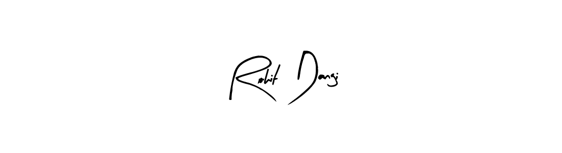 Use a signature maker to create a handwritten signature online. With this signature software, you can design (Arty Signature) your own signature for name Rohit Dangi. Rohit Dangi signature style 8 images and pictures png