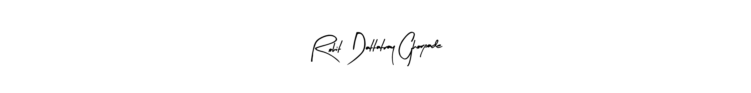 Create a beautiful signature design for name Rohit Dattatray Ghorpade. With this signature (Arty Signature) fonts, you can make a handwritten signature for free. Rohit Dattatray Ghorpade signature style 8 images and pictures png
