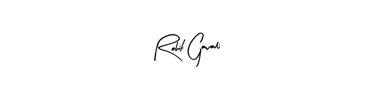 How to make Rohit Gavali name signature. Use Arty Signature style for creating short signs online. This is the latest handwritten sign. Rohit Gavali signature style 8 images and pictures png