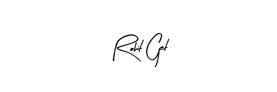 if you are searching for the best signature style for your name Rohit Get. so please give up your signature search. here we have designed multiple signature styles  using Arty Signature. Rohit Get signature style 8 images and pictures png