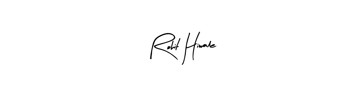 How to make Rohit Hiwale name signature. Use Arty Signature style for creating short signs online. This is the latest handwritten sign. Rohit Hiwale signature style 8 images and pictures png
