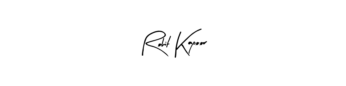 The best way (Arty Signature) to make a short signature is to pick only two or three words in your name. The name Rohit Kapoor include a total of six letters. For converting this name. Rohit Kapoor signature style 8 images and pictures png