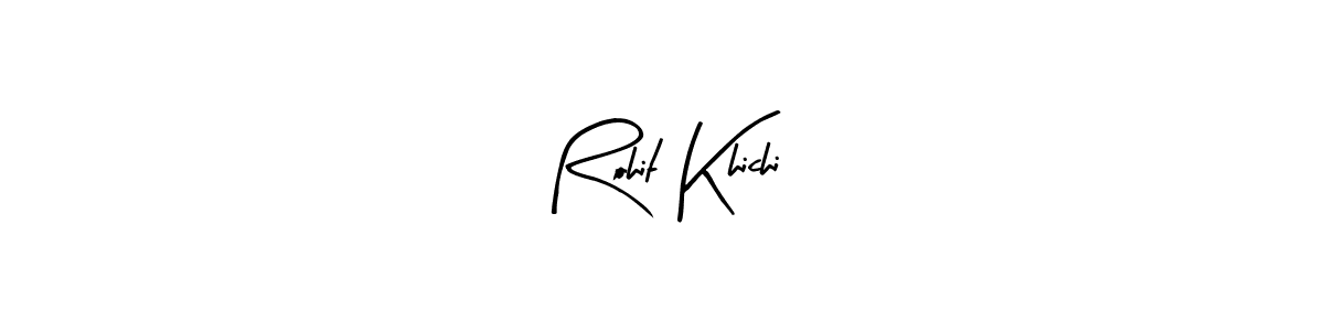 Rohit Khichi stylish signature style. Best Handwritten Sign (Arty Signature) for my name. Handwritten Signature Collection Ideas for my name Rohit Khichi. Rohit Khichi signature style 8 images and pictures png