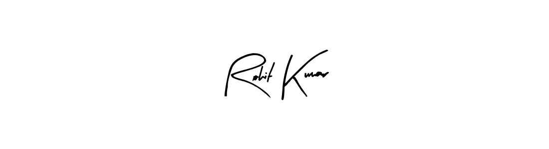 How to make Rohit Kumar name signature. Use Arty Signature style for creating short signs online. This is the latest handwritten sign. Rohit Kumar signature style 8 images and pictures png