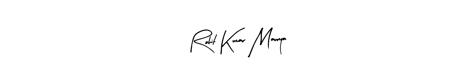 This is the best signature style for the Rohit Kumar Maurya name. Also you like these signature font (Arty Signature). Mix name signature. Rohit Kumar Maurya signature style 8 images and pictures png