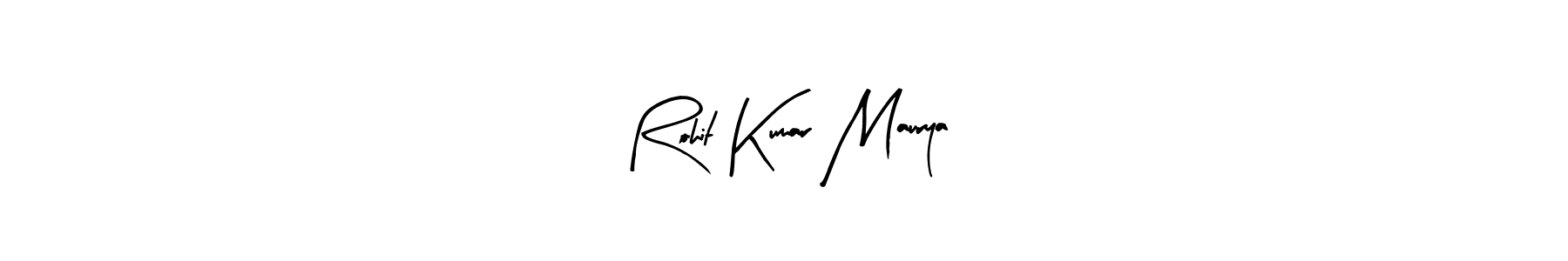 This is the best signature style for the Rohit Kumar Maurya name. Also you like these signature font (Arty Signature). Mix name signature. Rohit Kumar Maurya signature style 8 images and pictures png