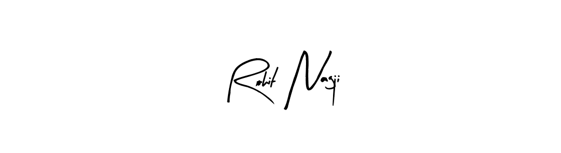 You should practise on your own different ways (Arty Signature) to write your name (Rohit Nagji) in signature. don't let someone else do it for you. Rohit Nagji signature style 8 images and pictures png