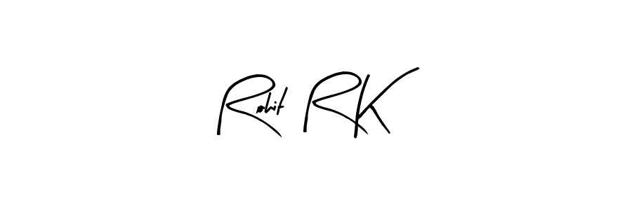 Use a signature maker to create a handwritten signature online. With this signature software, you can design (Arty Signature) your own signature for name Rohit R K. Rohit R K signature style 8 images and pictures png
