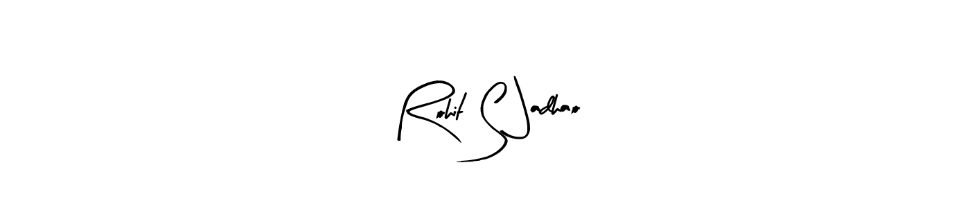 Arty Signature is a professional signature style that is perfect for those who want to add a touch of class to their signature. It is also a great choice for those who want to make their signature more unique. Get Rohit S Jadhao name to fancy signature for free. Rohit S Jadhao signature style 8 images and pictures png