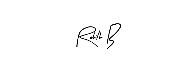 You should practise on your own different ways (Arty Signature) to write your name (Rohith B) in signature. don't let someone else do it for you. Rohith B signature style 8 images and pictures png