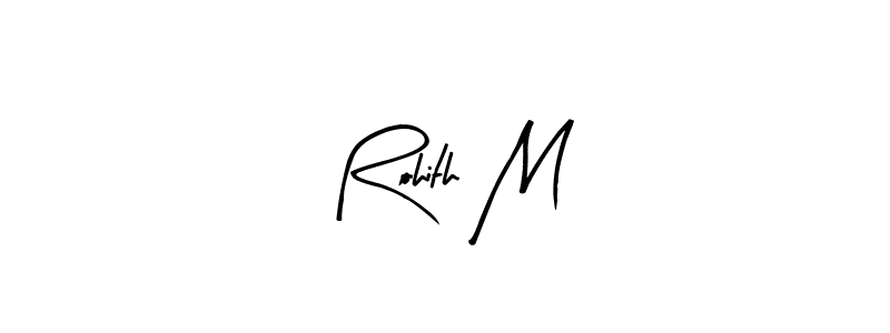 Design your own signature with our free online signature maker. With this signature software, you can create a handwritten (Arty Signature) signature for name Rohith M. Rohith M signature style 8 images and pictures png