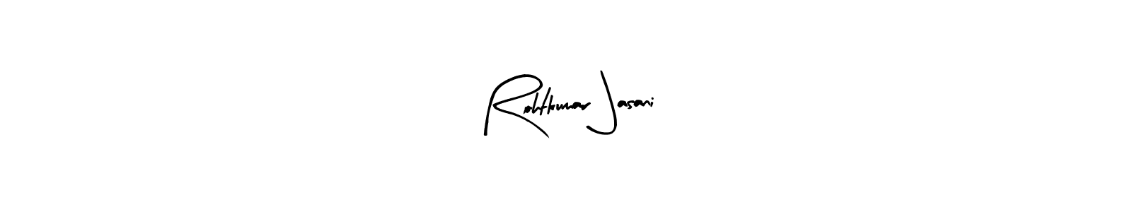if you are searching for the best signature style for your name Rohtkumar Jasani. so please give up your signature search. here we have designed multiple signature styles  using Arty Signature. Rohtkumar Jasani signature style 8 images and pictures png