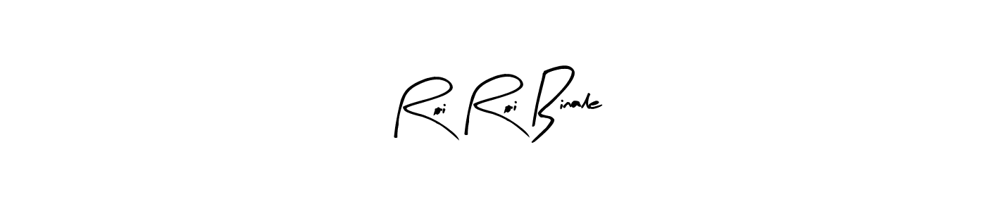Make a beautiful signature design for name Roi Roi Binale. Use this online signature maker to create a handwritten signature for free. Roi Roi Binale signature style 8 images and pictures png