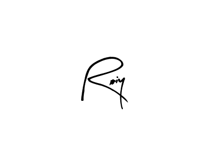 Create a beautiful signature design for name Roiy. With this signature (Arty Signature) fonts, you can make a handwritten signature for free. Roiy signature style 8 images and pictures png