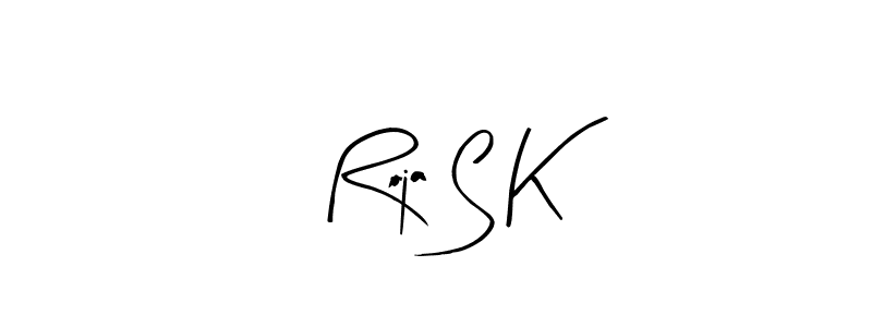 Create a beautiful signature design for name Roja S K. With this signature (Arty Signature) fonts, you can make a handwritten signature for free. Roja S K signature style 8 images and pictures png