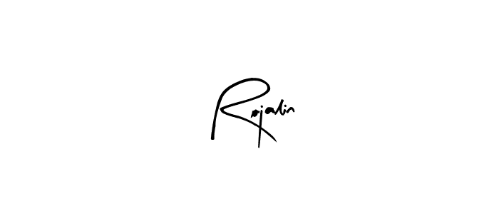 You should practise on your own different ways (Arty Signature) to write your name (Rojalin) in signature. don't let someone else do it for you. Rojalin signature style 8 images and pictures png