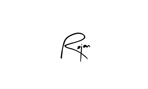 Make a beautiful signature design for name Rojan. Use this online signature maker to create a handwritten signature for free. Rojan signature style 8 images and pictures png