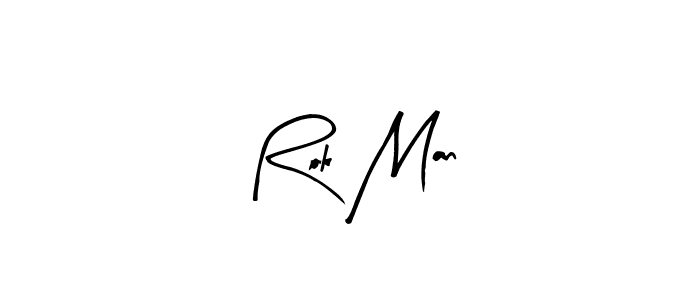 How to Draw Rok Man signature style? Arty Signature is a latest design signature styles for name Rok Man. Rok Man signature style 8 images and pictures png