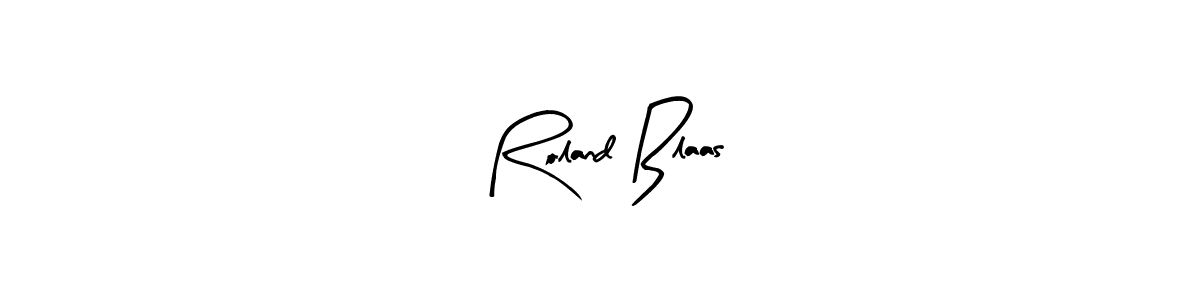 How to make Roland Blaas name signature. Use Arty Signature style for creating short signs online. This is the latest handwritten sign. Roland Blaas signature style 8 images and pictures png