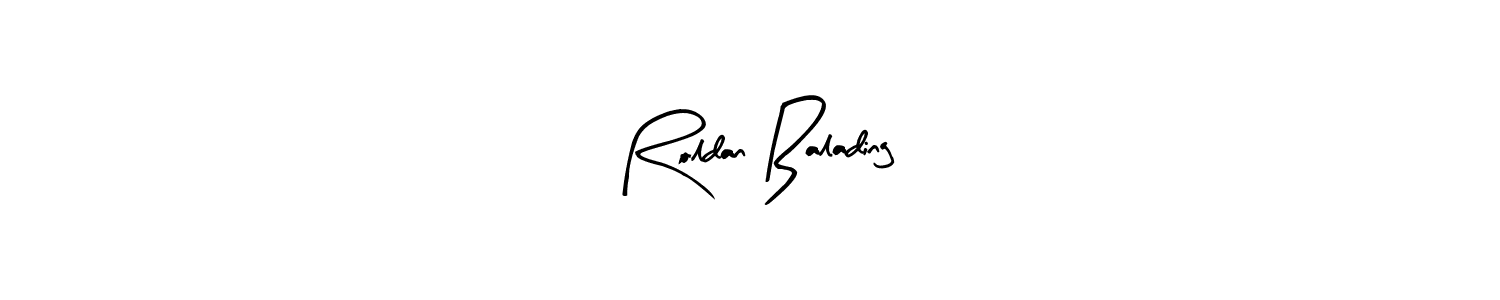 Make a beautiful signature design for name Roldan Balading. Use this online signature maker to create a handwritten signature for free. Roldan Balading signature style 8 images and pictures png