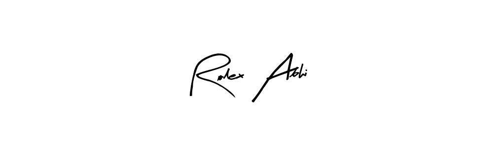 How to make Rolex Abhi signature? Arty Signature is a professional autograph style. Create handwritten signature for Rolex Abhi name. Rolex Abhi signature style 8 images and pictures png