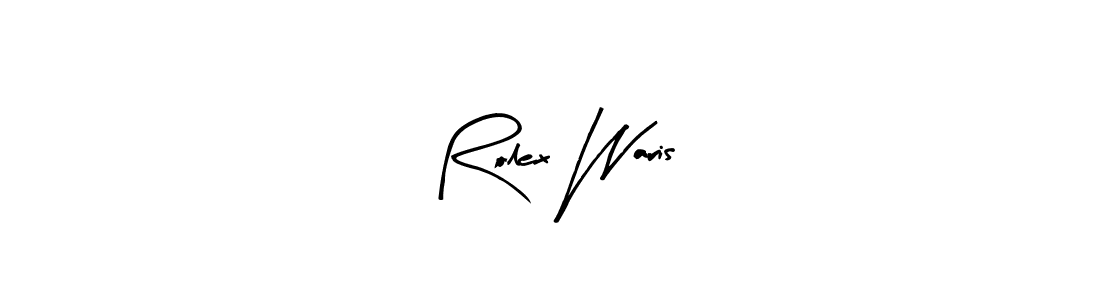 It looks lik you need a new signature style for name Rolex Waris. Design unique handwritten (Arty Signature) signature with our free signature maker in just a few clicks. Rolex Waris signature style 8 images and pictures png