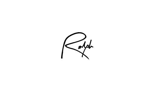 Make a beautiful signature design for name Rolph. With this signature (Arty Signature) style, you can create a handwritten signature for free. Rolph signature style 8 images and pictures png