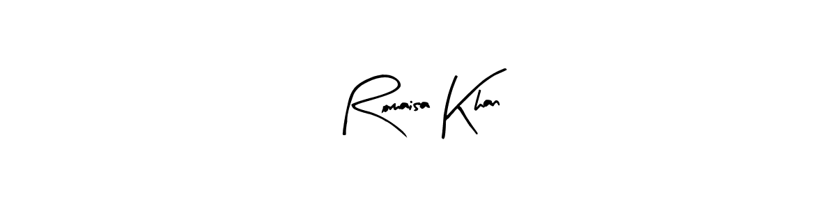 You should practise on your own different ways (Arty Signature) to write your name (Romaisa Khan) in signature. don't let someone else do it for you. Romaisa Khan signature style 8 images and pictures png