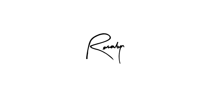 Make a beautiful signature design for name Romalyn. Use this online signature maker to create a handwritten signature for free. Romalyn signature style 8 images and pictures png