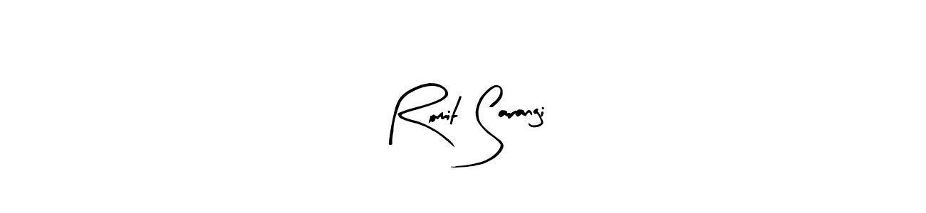 Similarly Arty Signature is the best handwritten signature design. Signature creator online .You can use it as an online autograph creator for name Romit Sarangi. Romit Sarangi signature style 8 images and pictures png