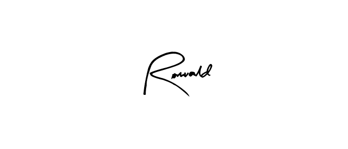 Best and Professional Signature Style for Romuald. Arty Signature Best Signature Style Collection. Romuald signature style 8 images and pictures png