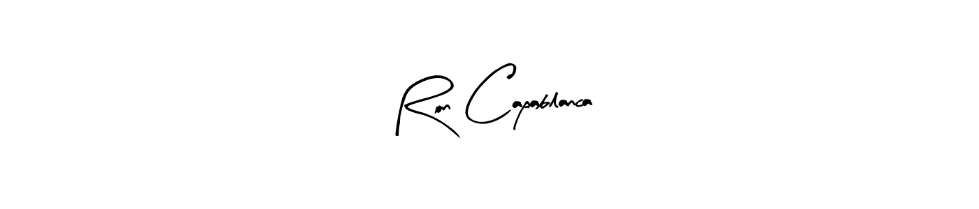 Create a beautiful signature design for name Ron Capablanca. With this signature (Arty Signature) fonts, you can make a handwritten signature for free. Ron Capablanca signature style 8 images and pictures png