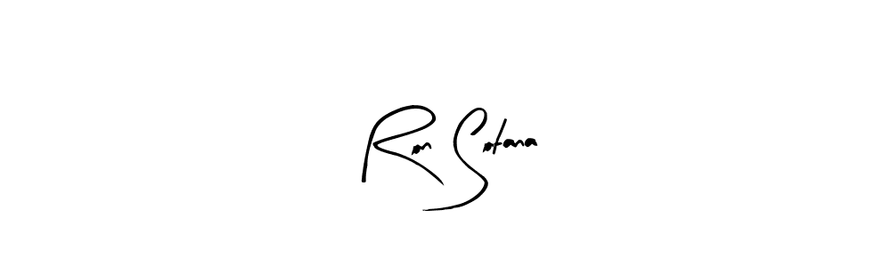 The best way (Arty Signature) to make a short signature is to pick only two or three words in your name. The name Ron Sotana include a total of six letters. For converting this name. Ron Sotana signature style 8 images and pictures png