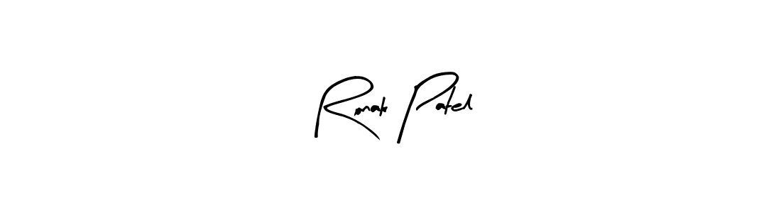 Best and Professional Signature Style for Ronak Patel. Arty Signature Best Signature Style Collection. Ronak Patel signature style 8 images and pictures png