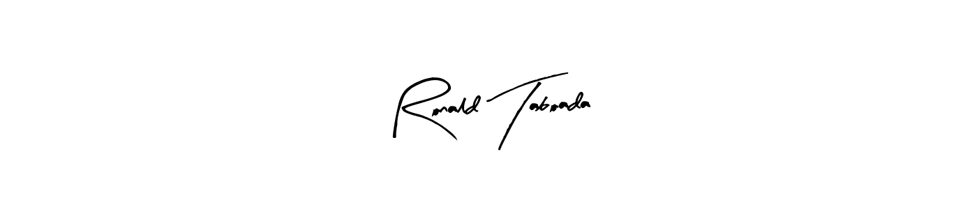 Arty Signature is a professional signature style that is perfect for those who want to add a touch of class to their signature. It is also a great choice for those who want to make their signature more unique. Get Ronald Taboada name to fancy signature for free. Ronald Taboada signature style 8 images and pictures png