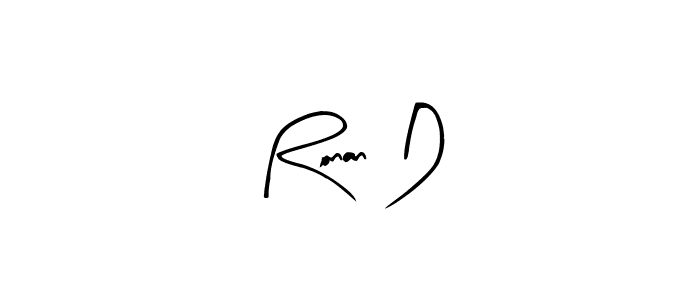 Once you've used our free online signature maker to create your best signature Arty Signature style, it's time to enjoy all of the benefits that Ronan D name signing documents. Ronan D signature style 8 images and pictures png