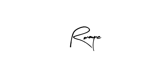if you are searching for the best signature style for your name Ronayne. so please give up your signature search. here we have designed multiple signature styles  using Arty Signature. Ronayne signature style 8 images and pictures png