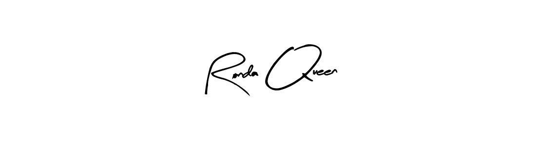Best and Professional Signature Style for Ronda Queen. Arty Signature Best Signature Style Collection. Ronda Queen signature style 8 images and pictures png