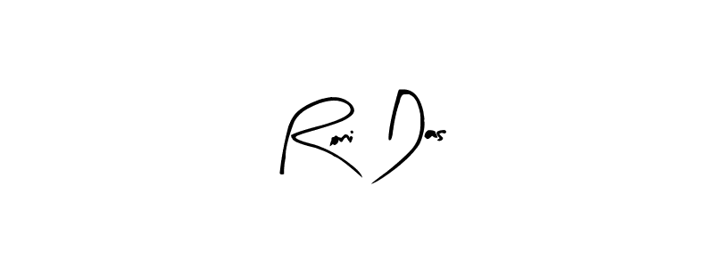Design your own signature with our free online signature maker. With this signature software, you can create a handwritten (Arty Signature) signature for name Roni Das. Roni Das signature style 8 images and pictures png