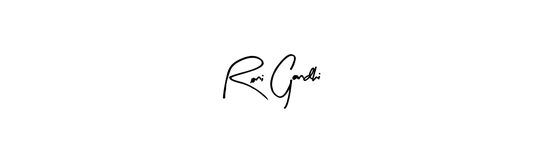 Make a short Roni Gandhi signature style. Manage your documents anywhere anytime using Arty Signature. Create and add eSignatures, submit forms, share and send files easily. Roni Gandhi signature style 8 images and pictures png