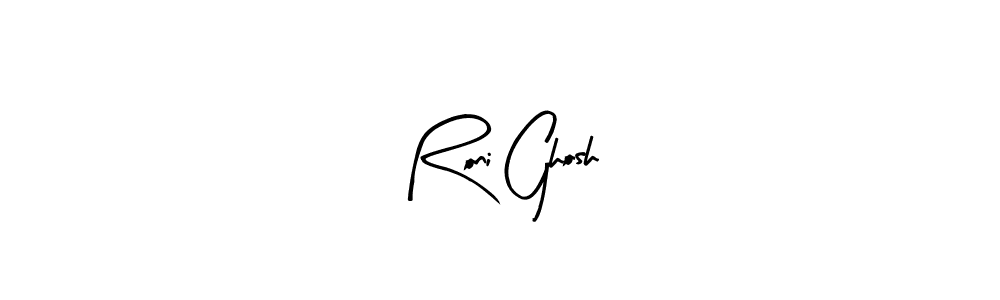 Here are the top 10 professional signature styles for the name Roni Ghosh. These are the best autograph styles you can use for your name. Roni Ghosh signature style 8 images and pictures png