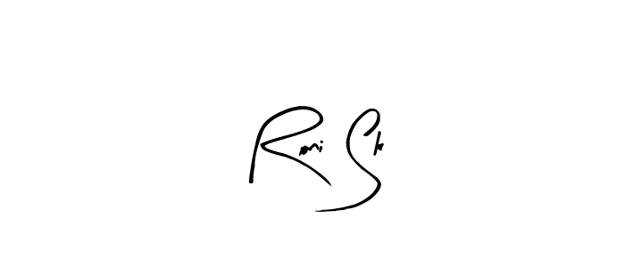 How to Draw Roni Sk signature style? Arty Signature is a latest design signature styles for name Roni Sk. Roni Sk signature style 8 images and pictures png