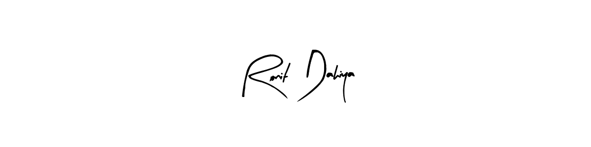 Ronit Dahiya stylish signature style. Best Handwritten Sign (Arty Signature) for my name. Handwritten Signature Collection Ideas for my name Ronit Dahiya. Ronit Dahiya signature style 8 images and pictures png