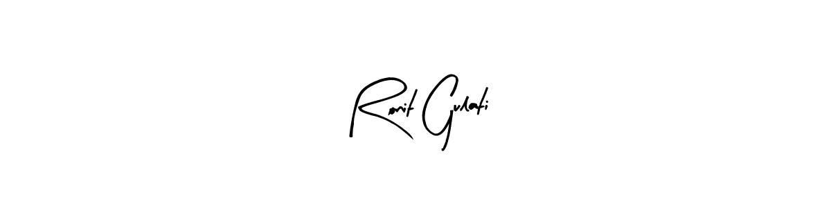 Best and Professional Signature Style for Ronit Gulati. Arty Signature Best Signature Style Collection. Ronit Gulati signature style 8 images and pictures png