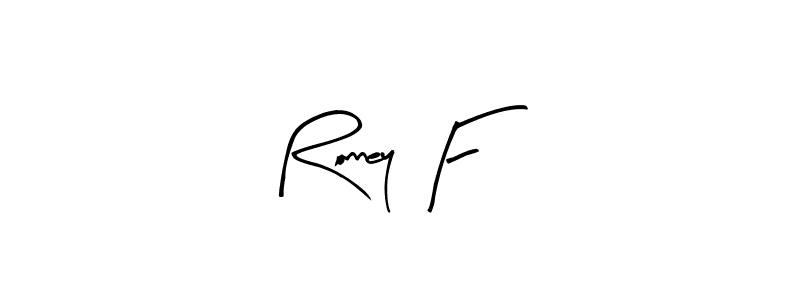 Best and Professional Signature Style for Ronney F. Arty Signature Best Signature Style Collection. Ronney F signature style 8 images and pictures png