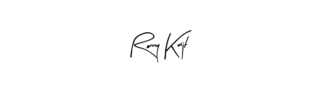 Make a beautiful signature design for name Ronny Krijt. With this signature (Arty Signature) style, you can create a handwritten signature for free. Ronny Krijt signature style 8 images and pictures png