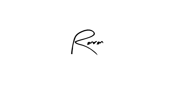 You can use this online signature creator to create a handwritten signature for the name Ronron. This is the best online autograph maker. Ronron signature style 8 images and pictures png
