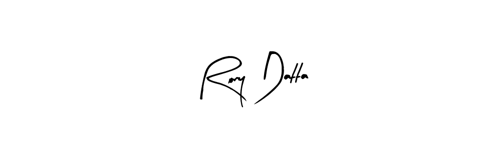 Similarly Arty Signature is the best handwritten signature design. Signature creator online .You can use it as an online autograph creator for name Rony Datta. Rony Datta signature style 8 images and pictures png