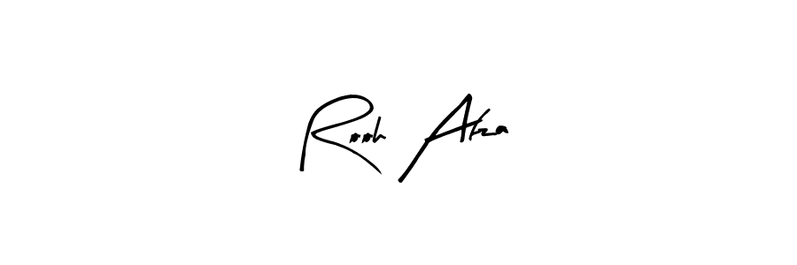 Create a beautiful signature design for name Rooh Afza. With this signature (Arty Signature) fonts, you can make a handwritten signature for free. Rooh Afza signature style 8 images and pictures png